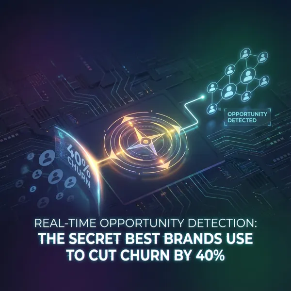 Real-Time Opportunity Detection: The Secret Best Brands Use to Cut Churn by 40%