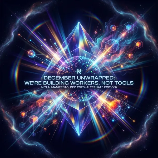 December Unwrapped: We're Building Workers, Not Tools | Niti AI Manifesto, Dec 2025
